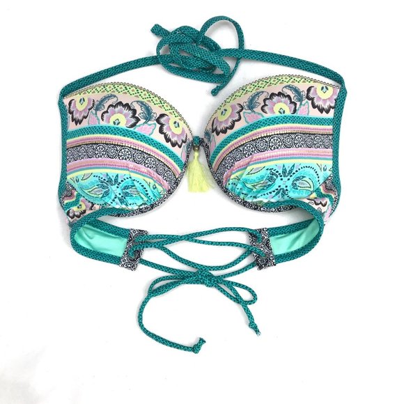 Shade Shore Lace up Tassel Two Piece Bikini - Picture 4 of 7